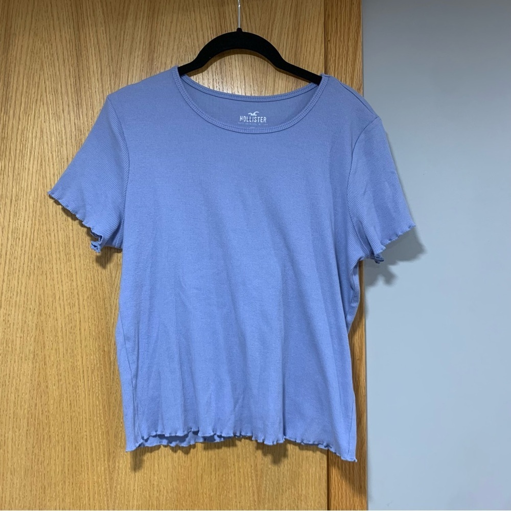 Hollister Light Blue Tshirt - Size Large